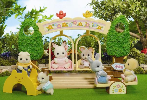 sylvanian families garden swing