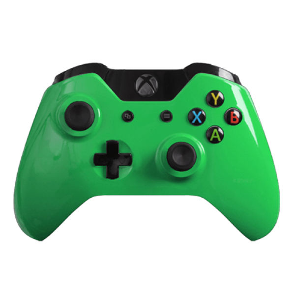 Xbox One Wireless Custom Controller - Gloss Green Games Accessories | Zavvi