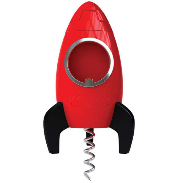 Rocket-Shaped Cork/Bottle Opener - IWOOT UK