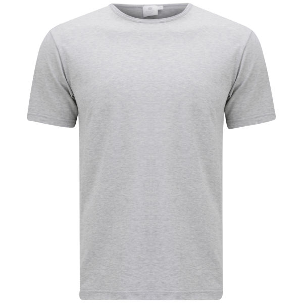 Sunspel Men's Crew Neck T-Shirt - Grey Melange - Free UK Delivery over £50