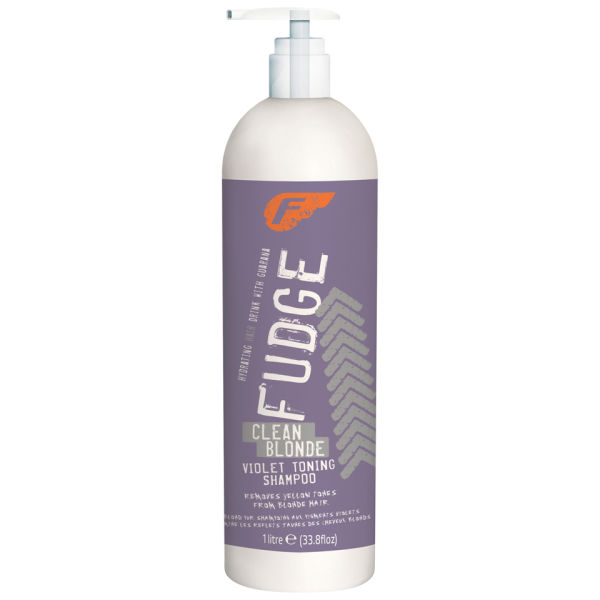 Fudge Clean Blonde Violet Toning Shampoo 1000ml Free Shipping