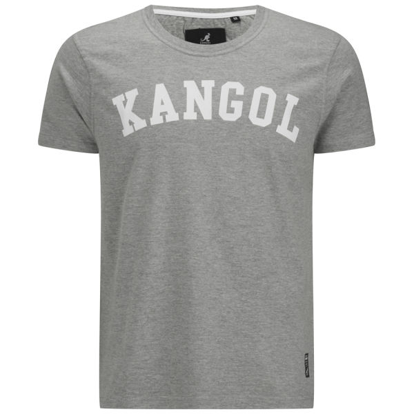 Kangol Men's Study Printed T-Shirt - Grey Marl Clothing | Zavvi.com