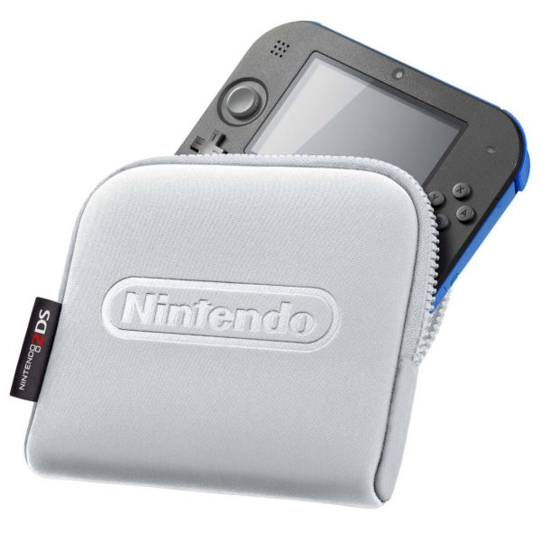 Nintendo 2DS Carrying Case Silver Nintendo DS Accessories Zavvi