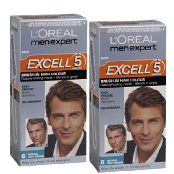 L Oreal Paris Men Expert Excell 5 Brush In Hair Colour Natural