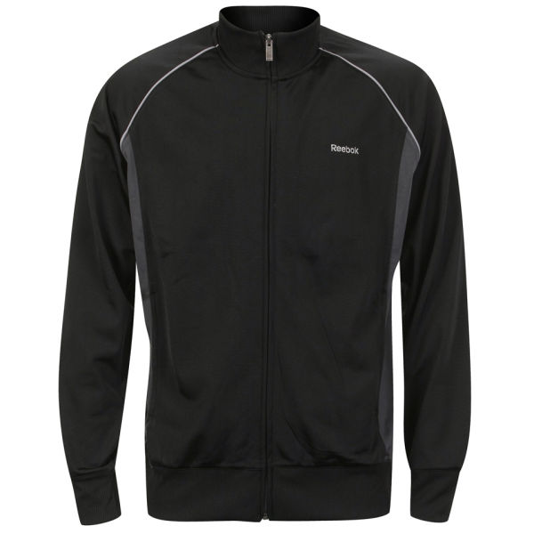 Reebok Men's Track Jacket - Black Clothing | TheHut.com