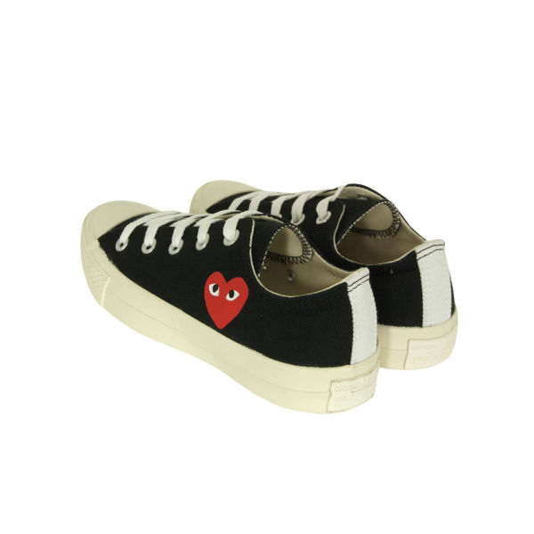 Comme des Garcons PLAY Women's P1K101 Play Trainers - Black - Free UK ...