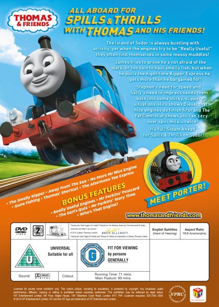 Thomas And Friends Spills And Thrills Dvd Thomas and Friends: Spills and Thrills DVD | Zavvi