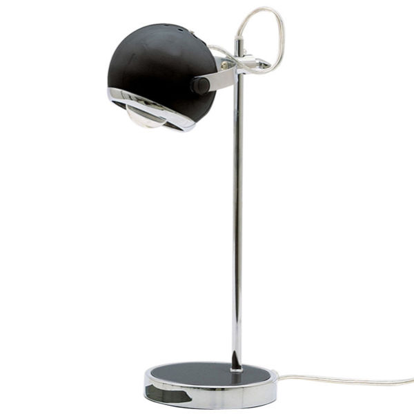Mini Retro Table Lamp Black Homeware Zavvi Australia