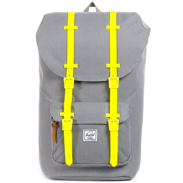 Herschel Supply Co. Little America Backpack Grey/Yellow Rubber Free