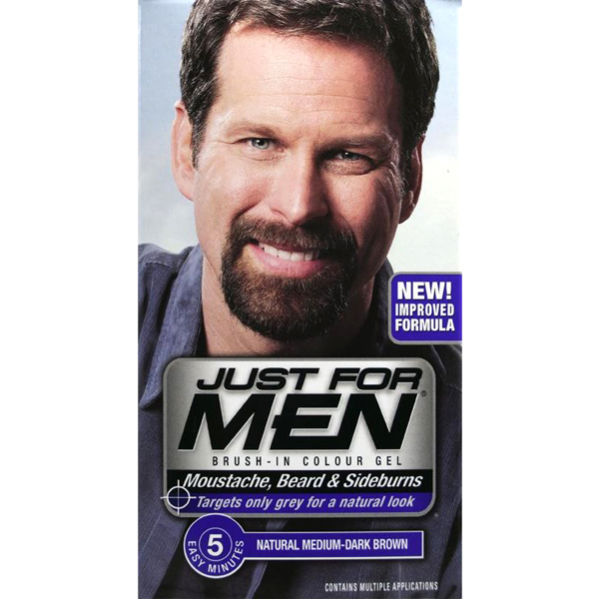 Just For Men Beard And Moustache Colour Gel Mediumdark Brown