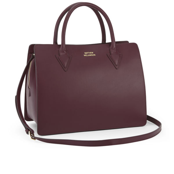 Matthew Williamson Tote Bag - Burgundy - Free UK Delivery over £50