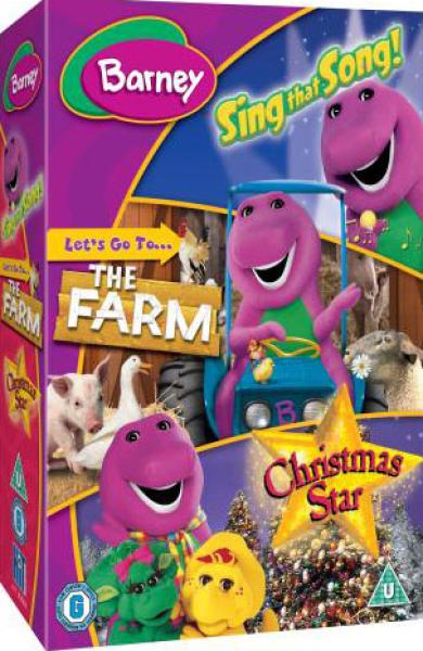 Barney Triple Pack Sing That Song Let S Go To The Farm