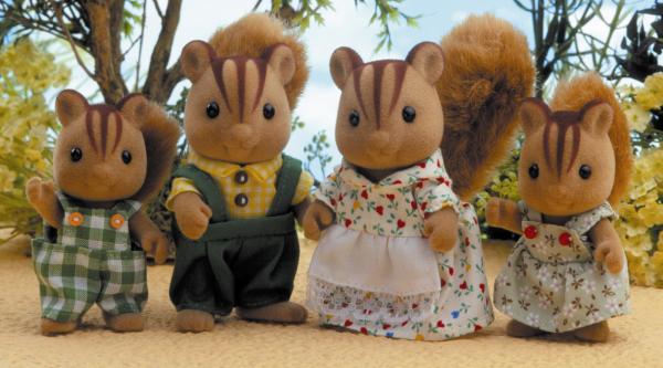 Sylvanian Families: Squirrel Family Toys | TheHut.com