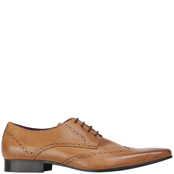 KG Kurt Geiger Men's Jake Leather Brogues - Tan - FREE UK Delivery