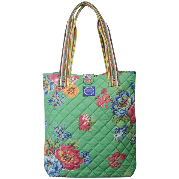 Joules Quilted Book Bag Apple Posy Womens Accessories