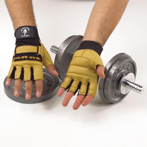 Gold's Gym Adjustable Gel Grip Gloves, XL Sports & Leisure Zavvi UK