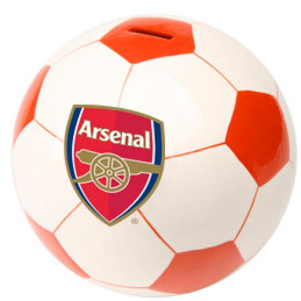 Arsenal FC Football Money Box Traditional Gifts | TheHut.com