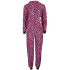 Betty Boop Women's Leopard Print Fleece Onesies - Pink Betty Boop Women's Leopard Print Fleece Onesies - Pink