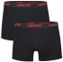 Levi's Men's 2-Pack Boxer Shorts - Black Levi's Men's 2-Pack Boxer Shorts - Black