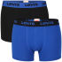 Levi's Men's 2-Pack Inglewood Boxer Shorts - Blue/Black Levi's Men's 2-Pack Inglewood Boxer Shorts - Blue/Black