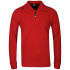 Trespass Men's Lap 1/2 Zip Fleece - Red Trespass Men's Lap 1/2 Zip Fleece - Red