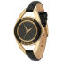Morgan Women's Gold Dial Black Strap Watch Morgan Women's Gold Dial Black Strap Watch