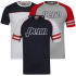 Penn Men's 3-Pack Uni T-Shirt - Grey Marl/Red/Grey Marl Penn Men's 3-Pack Uni T-Shirt - Grey Marl/Red/Grey Marl