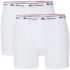 Ben Sherman Men's 2-Pack Cotton Boxer Shorts - White Ben Sherman Men's 2-Pack Cotton Boxer Shorts - White