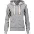 Brave Soul Women's Adrian Zip Through Hoody - Grey Marl Brave Soul Women's Adrian Zip Through Hoody - Grey Marl