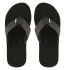Dunlop Men's Embossed Slide Flip Flops - Black/White Dunlop Men's Embossed Slide Flip Flops - Black/White