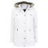 Le Breve Women's Gossip Hooded Jacket - White Le Breve Women's Gossip Hooded Jacket - White