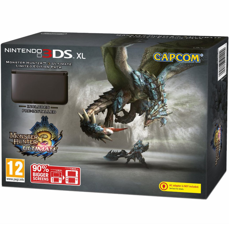 nintendo 3ds xl monster hunter