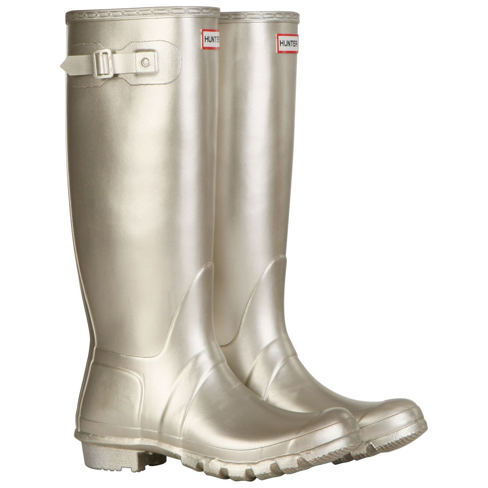 gold hunter boots