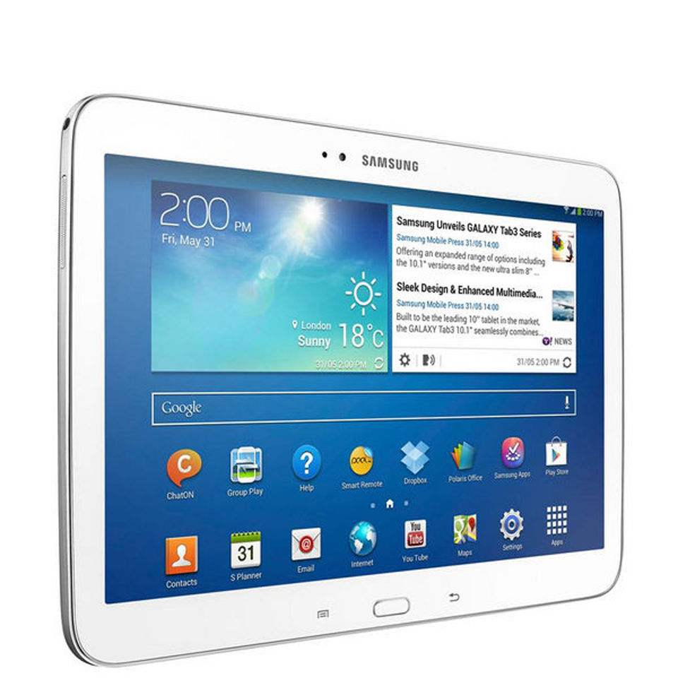 Samsung Galaxy Tab 3 Wifi 10 1 Inch Tablet 16 Gb White Iwoot Uk