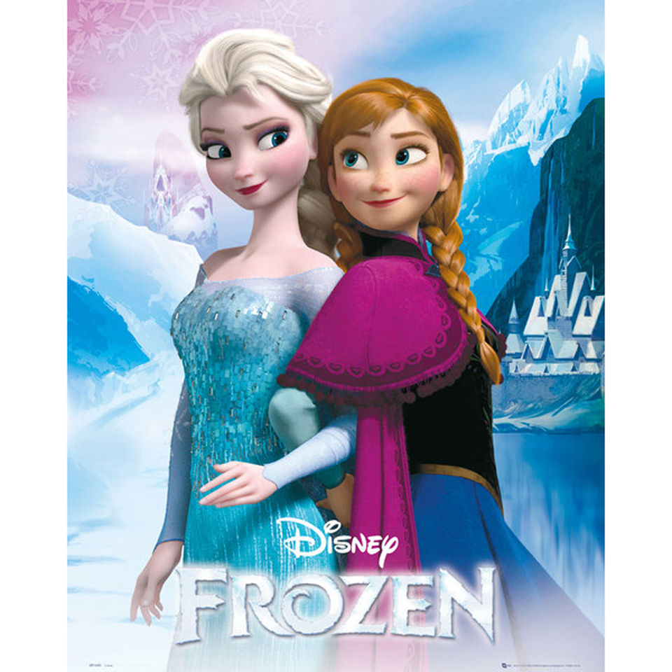 Frozen Anna and Elsa - Mini Poster - 40 x 50cm Merchandise ...
