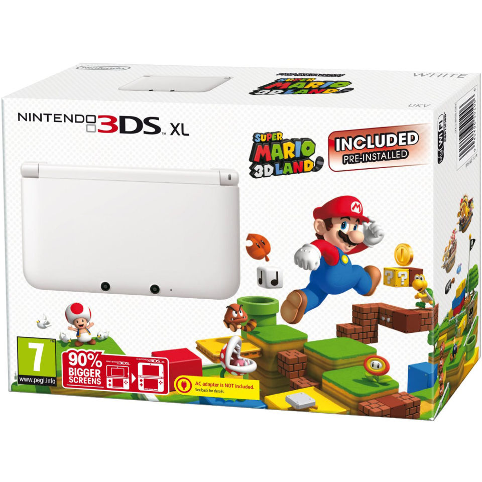 Nintendo 3ds Xl Console Limited Edition Ice White Includes