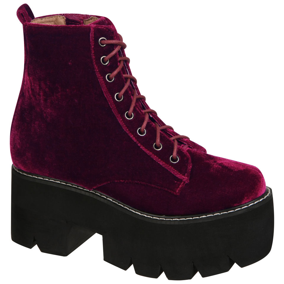 jeffrey campbell velvet boots