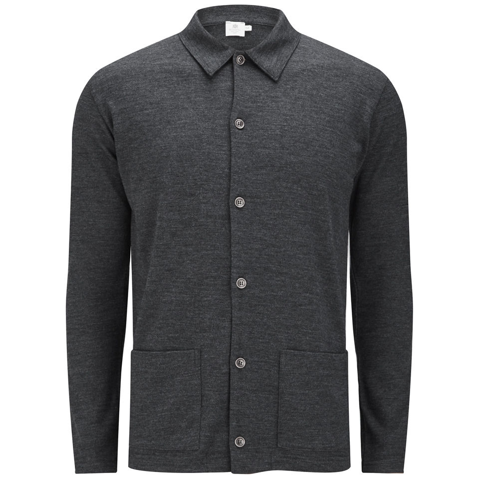 Sunspel Men's Vintage Wool Jacket - Charcoal - Free UK Delivery Available