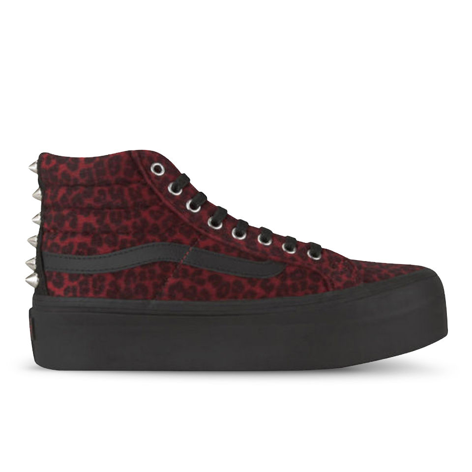 vans sk8 hi platform red