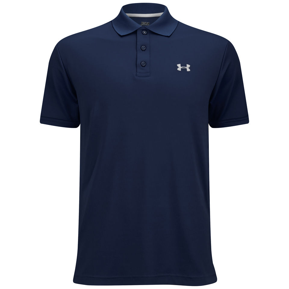 Under Armour Men's Performance Polo Shirt 2.0 - Navy/White Sports ...