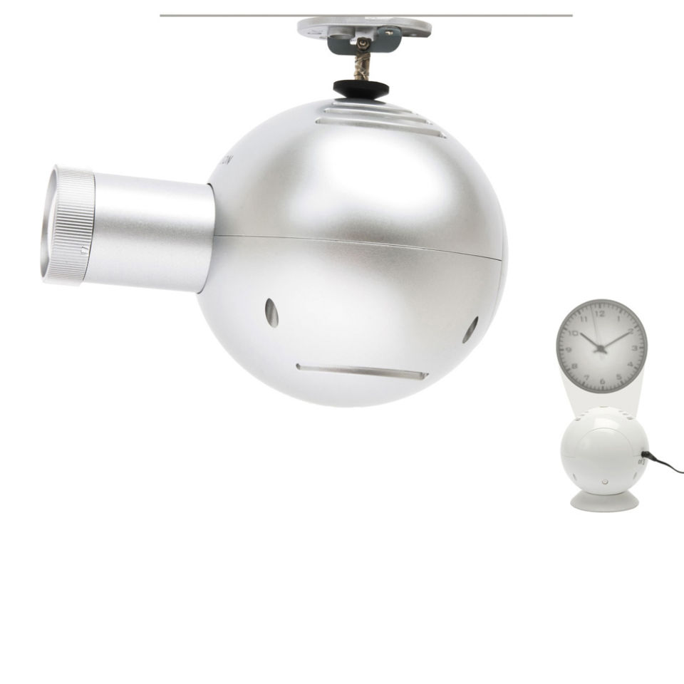 Karlsson Projection Clock Silver Iwoot Karlsson Projection Clock Silver