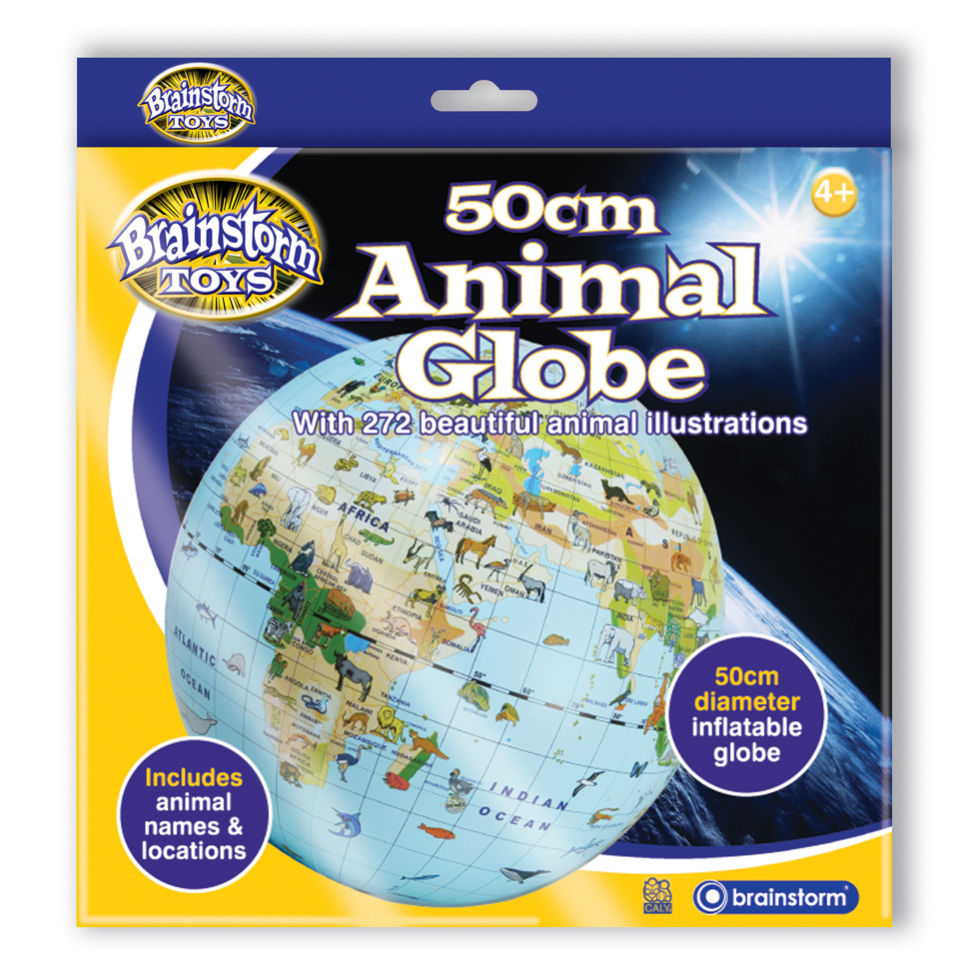 Eureka Toys Animal Globe 50cm IWOOT