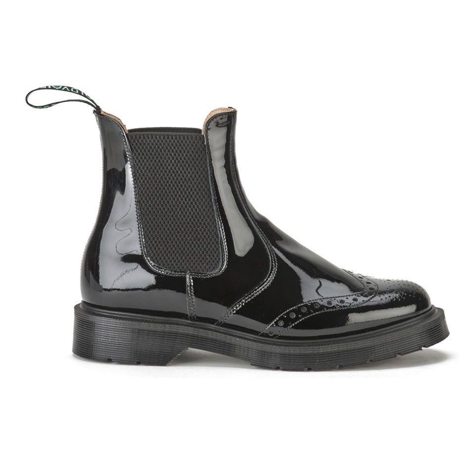 black brogue chelsea boots womens