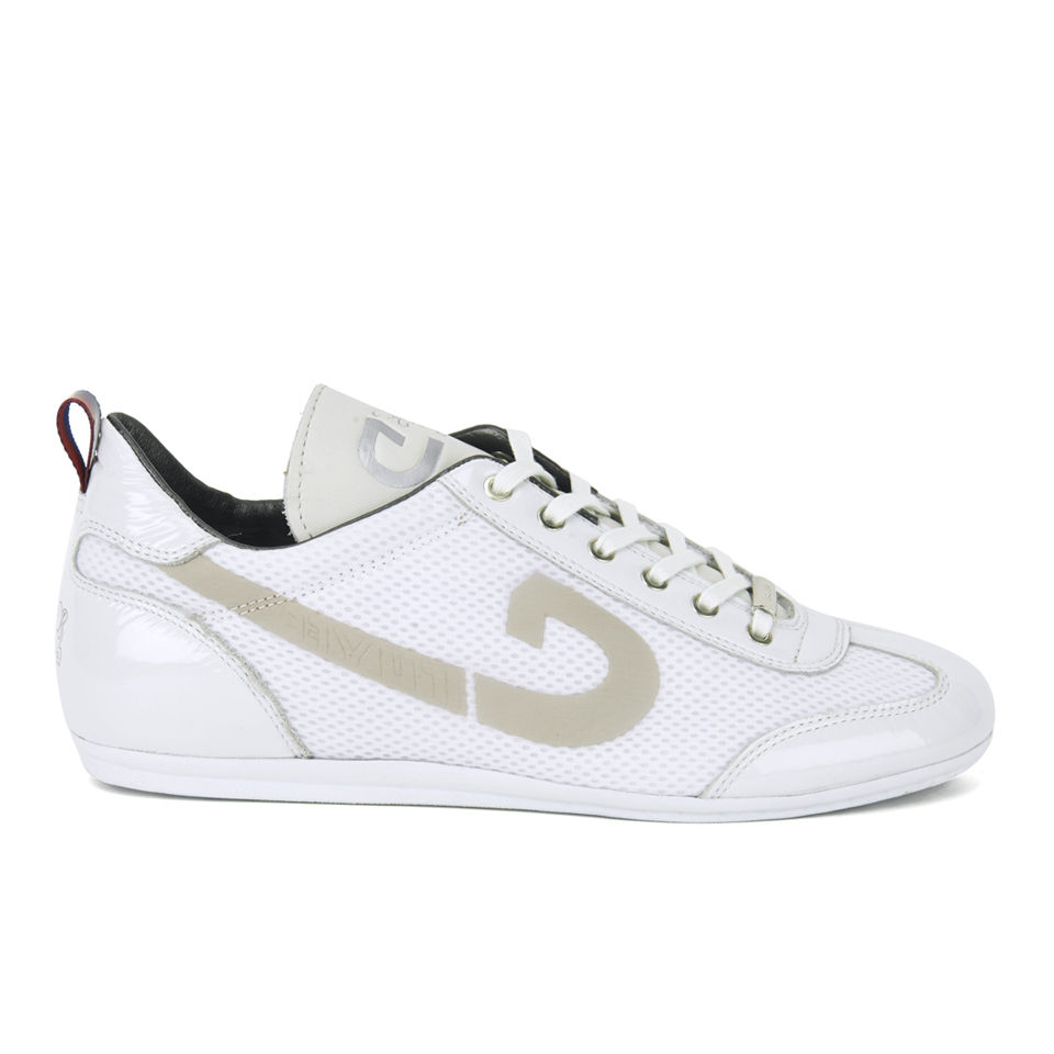Mens white cruyff trainers clearance