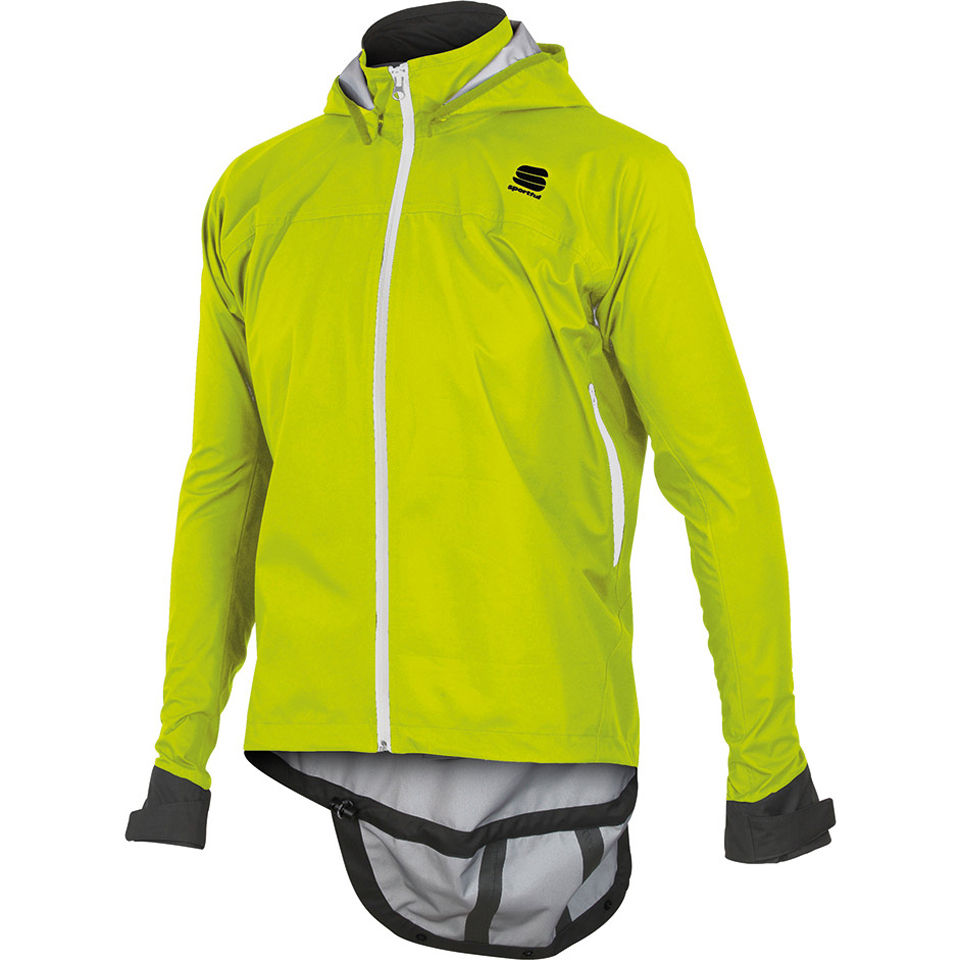 Sportful Uk Rain Jacket Yellow Probikekit Uk