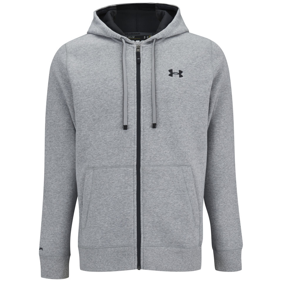 Under Armour Men's Storm Full Zip Hoody - Grey Heather/Black Sports ...