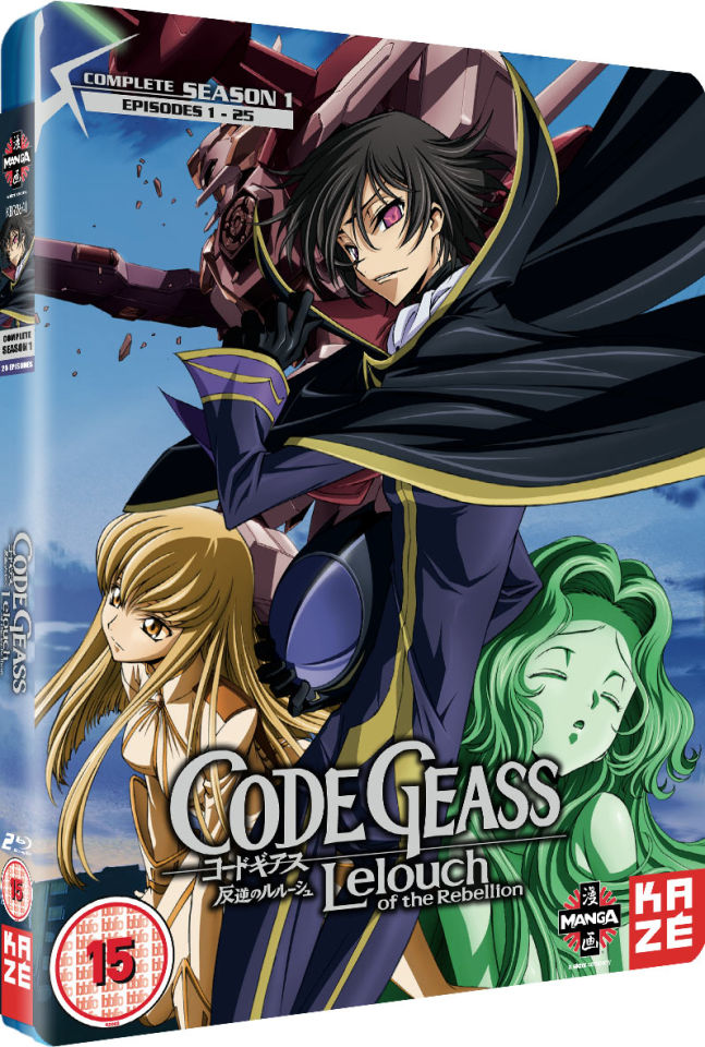 Code Geass Lelouch Of The Rebellion Season 1 Blu Ray Zavvi Us