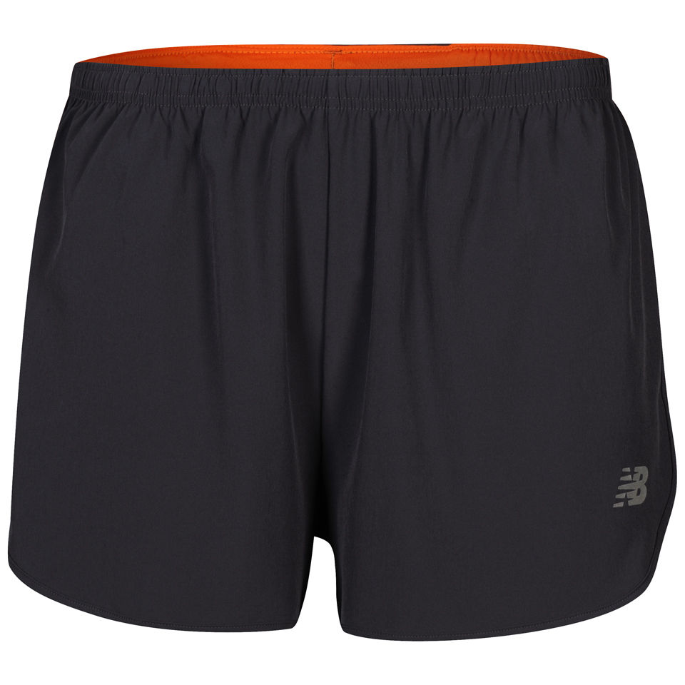 New Balance Men's Nbx Split Shorts Black/Orange ProBikeKit UK