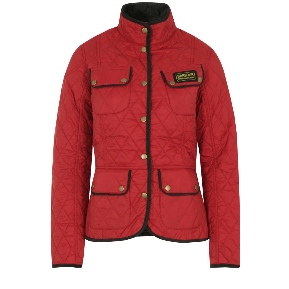 Barbour Women's Red & Summer Vintage International Jacket Black