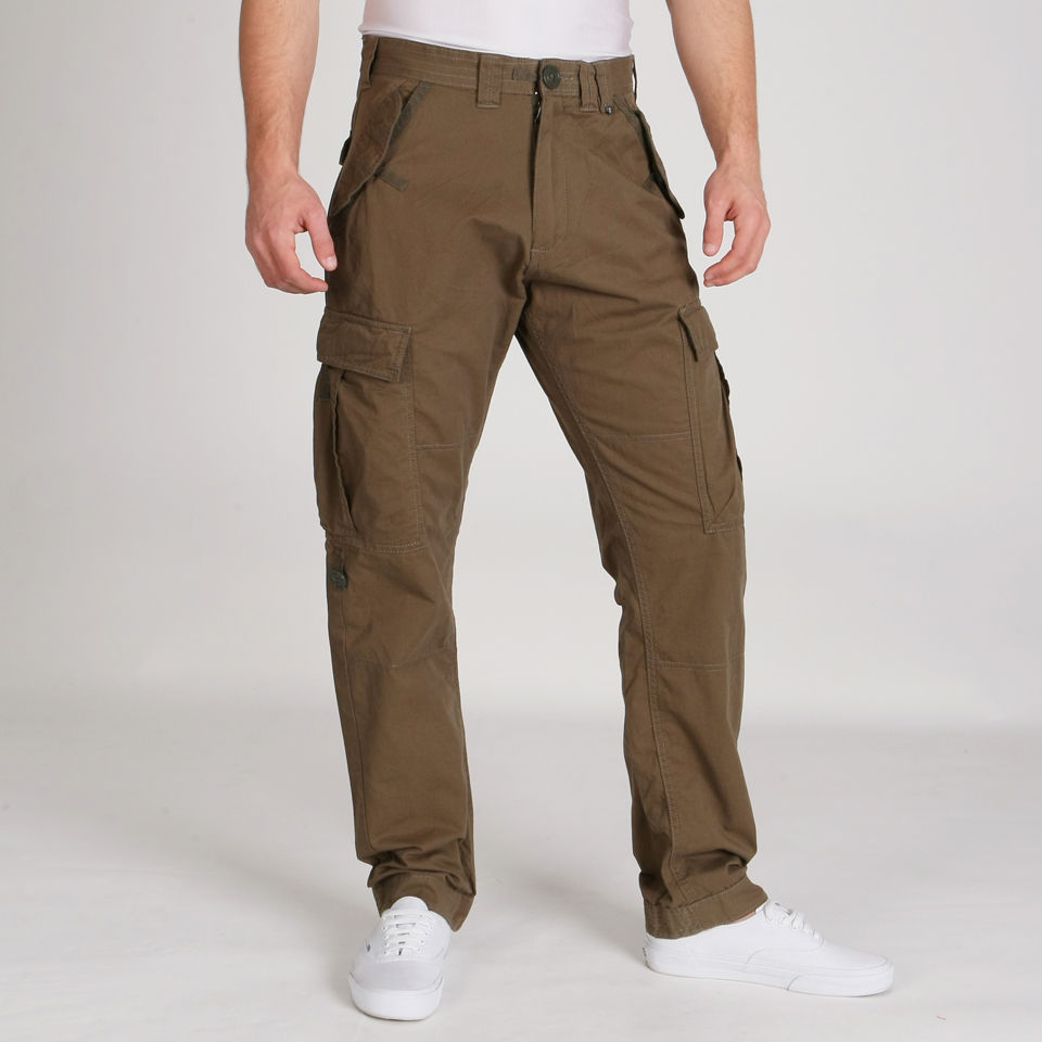 Ringspun Men's Utility Pants - Olive/Khaki Clothing - Zavvi UK